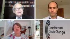 Clockwise from bottom-left: CCC deputy chair Baronness Brown; chair Lord Deben and director of analysis Mike Thompson